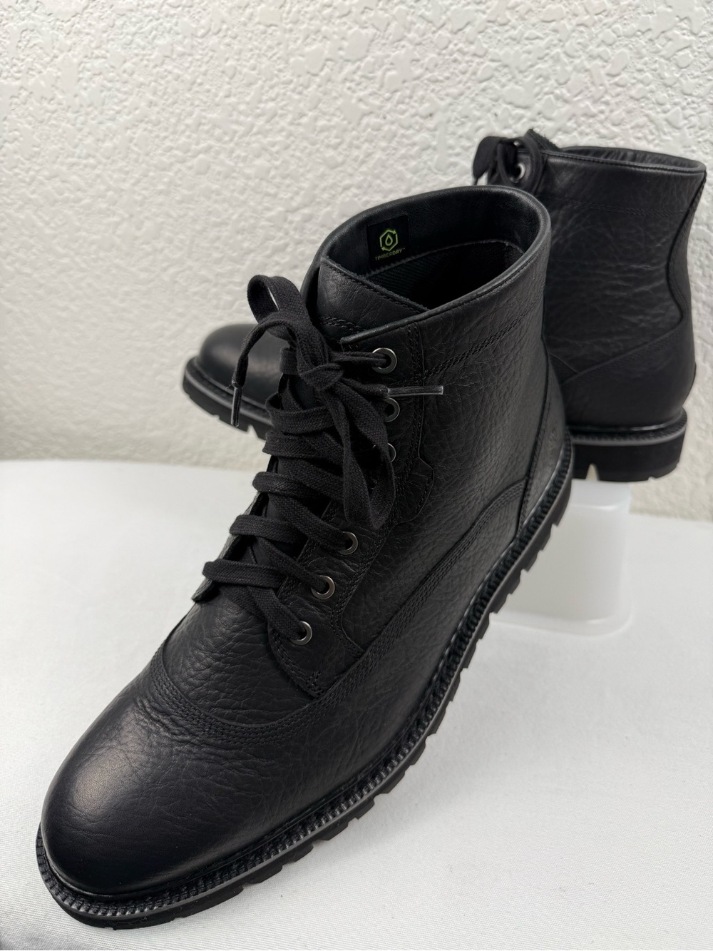 Timberland SensorFlex TimberDry Waterproof Black Leather Boots | Men's 12